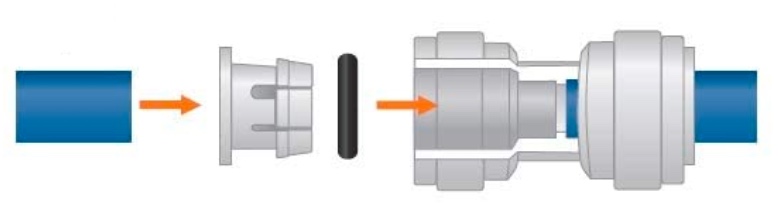 Vue éclatée connecteur